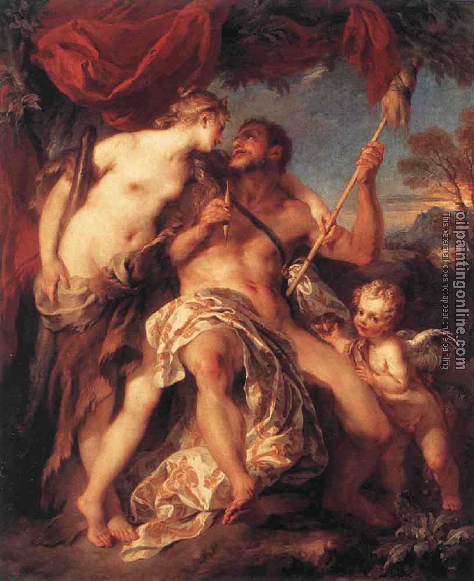 Francois Lemoyne - Hercules And Omphale